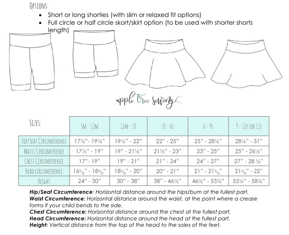 Grow With Me Skorts (Skirted Shorts)