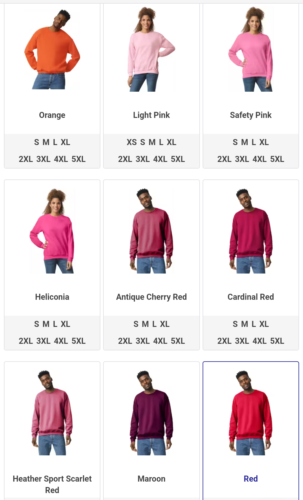 Unisex Heavy Fleece Sweatshirt