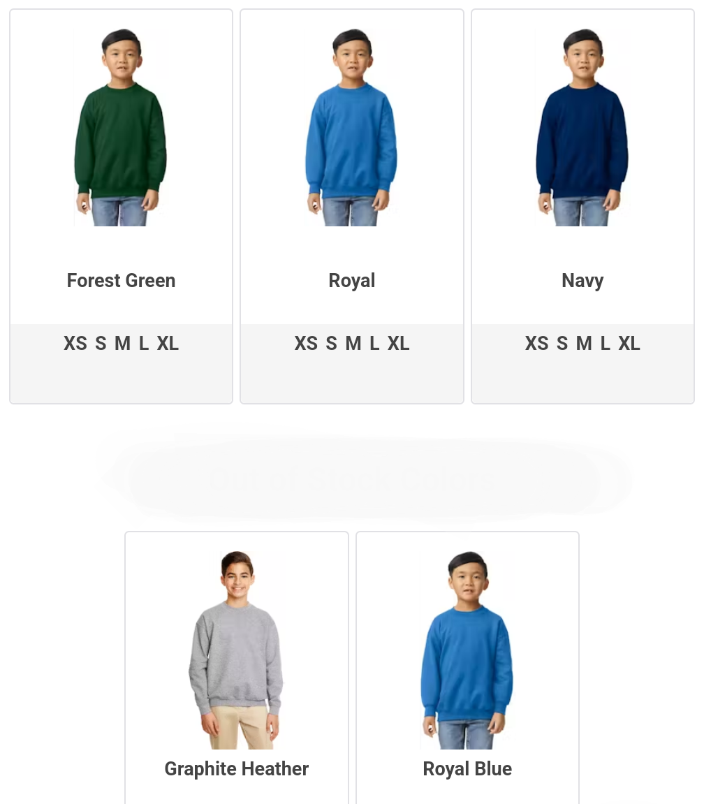 Youth Unisex Fleece Sweatshirt