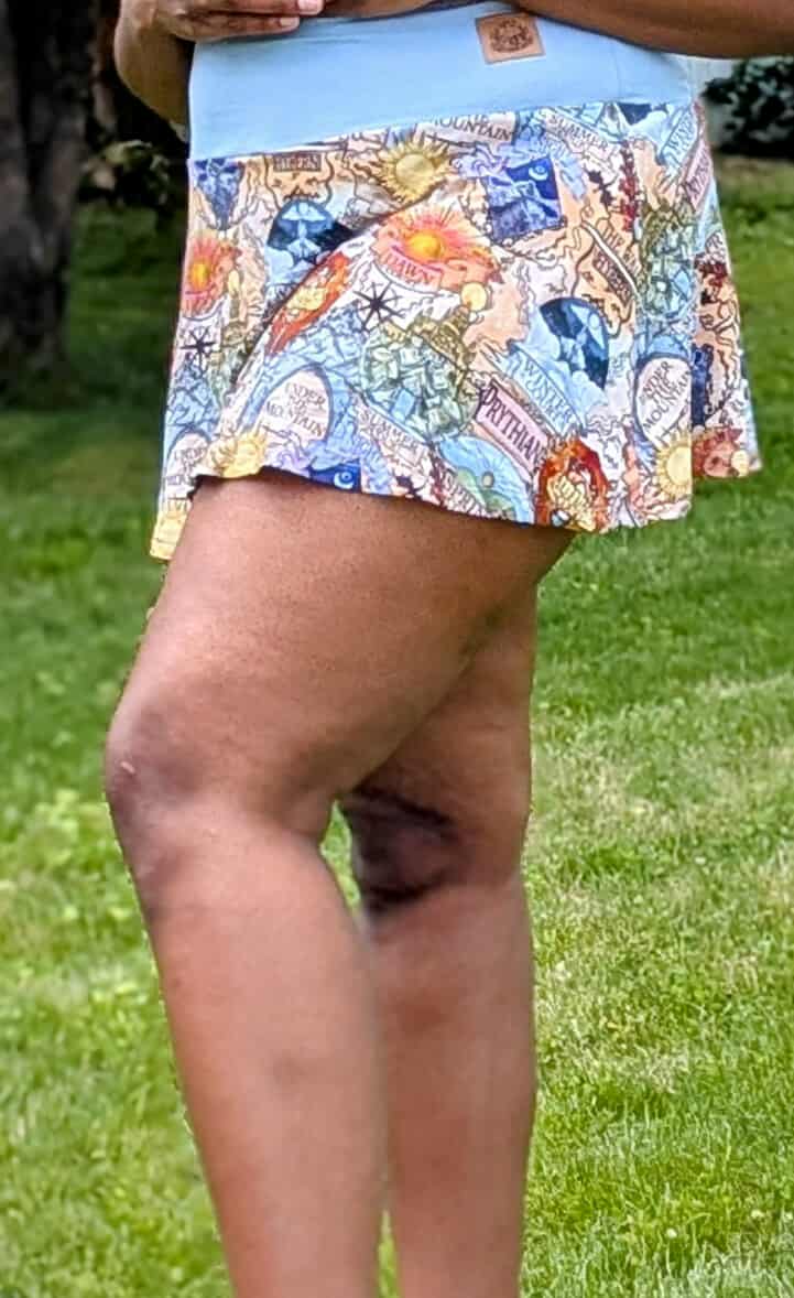Skorts with Pockets (Skirted Shorts)