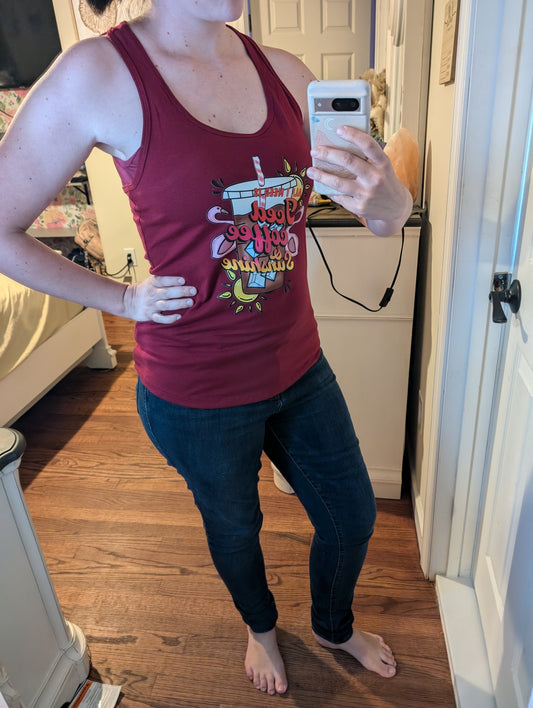 Ladies Graphic Razorback Tank