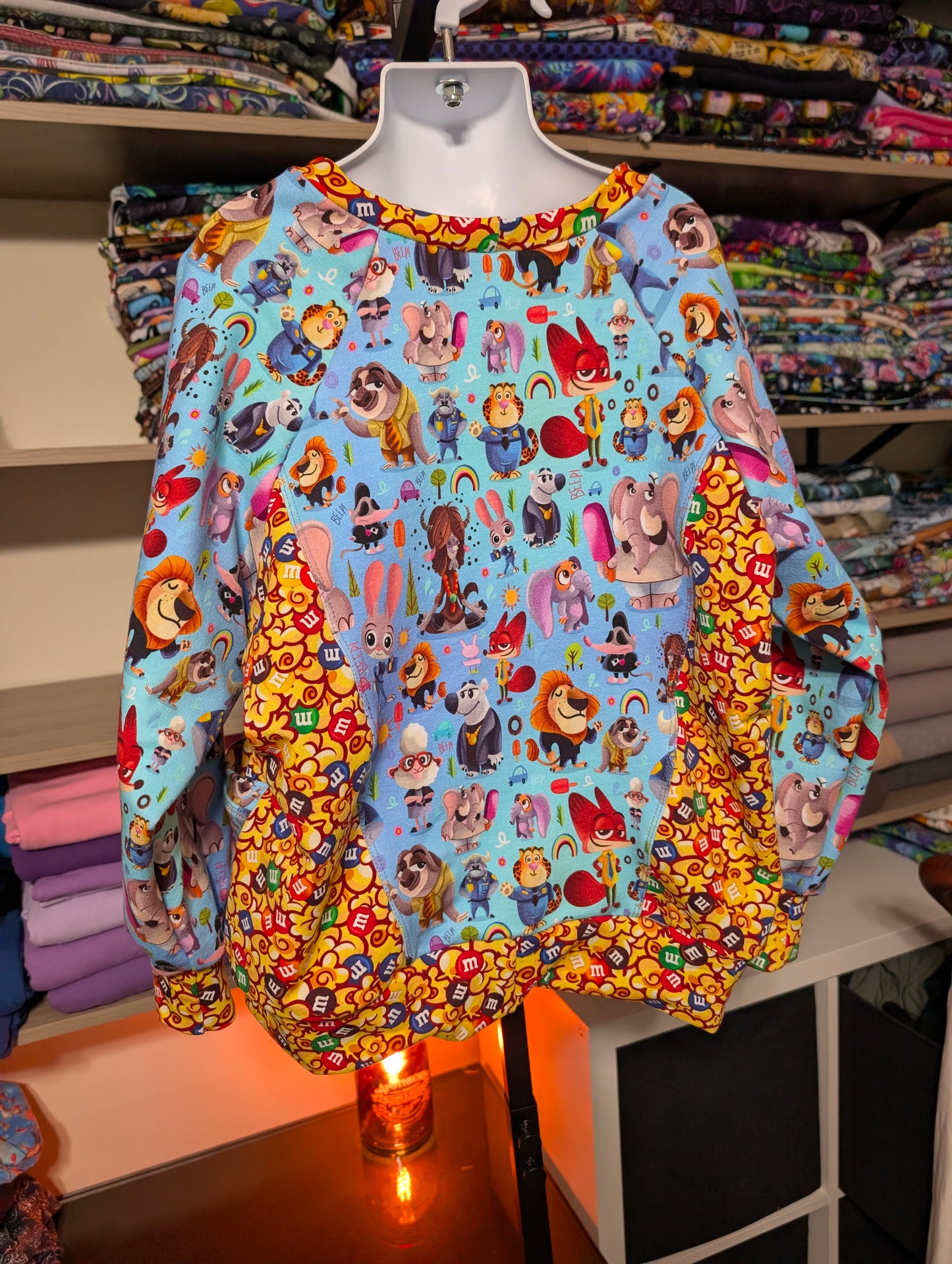 6y Oversized Pocket Sweater