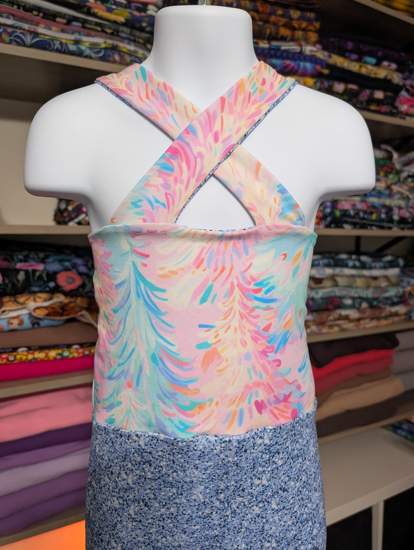 6y Cross-Strap Romper