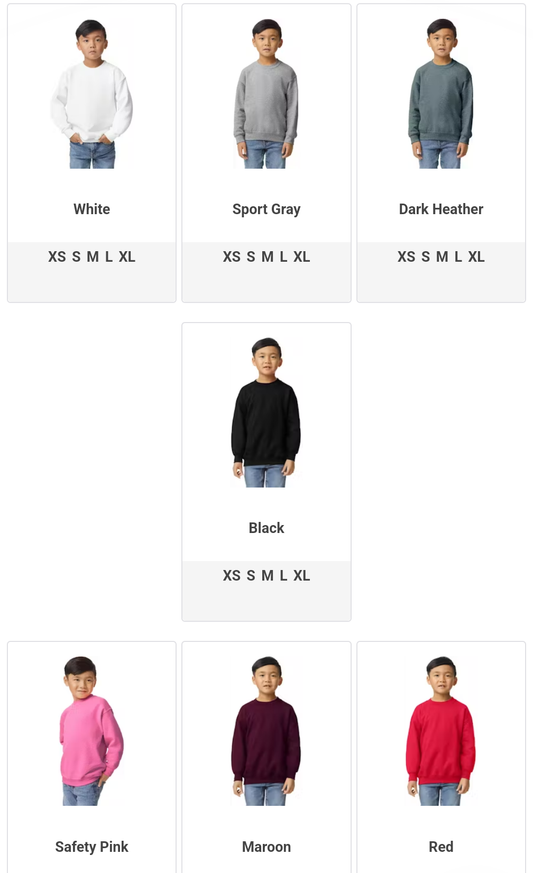 Youth Unisex Fleece Sweatshirt